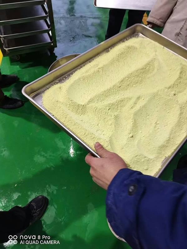 低温刮板蒸发器处理后的干燥固体结晶盐